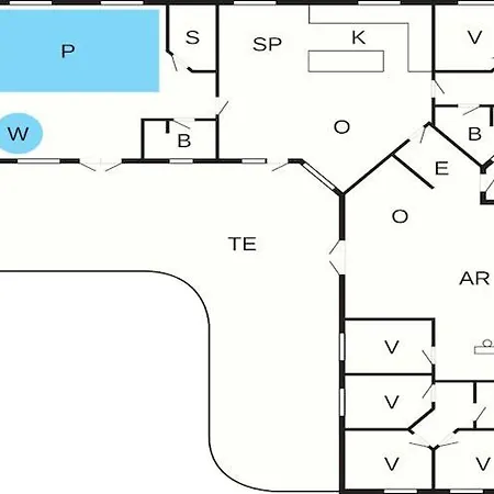 Seven-bedroom In Sydals Høruphav
